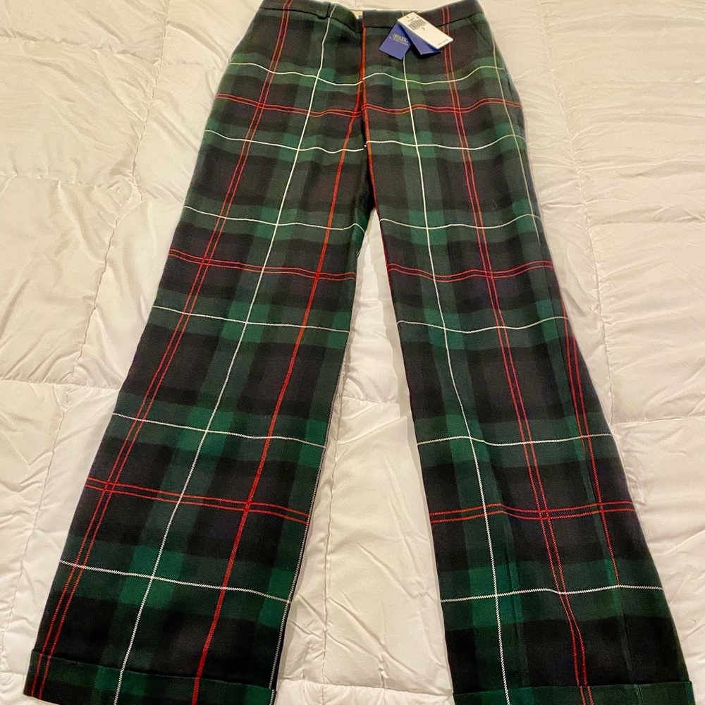 Polo by Ralph Lauren High-rise Trousers in Red and Green